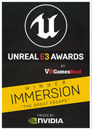 Winner of Unreal e3 Immersion award 